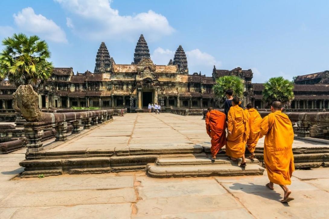 Monks at Angkor Wat Angkor Wat